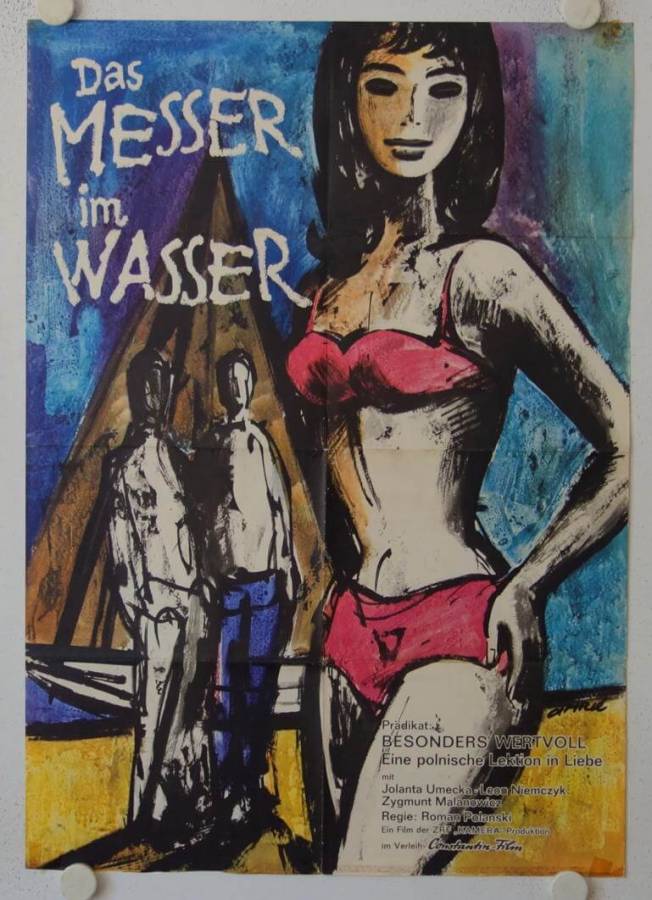 Das Messer im Wasser originales deutsches Filmplakat